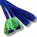 OBIJIME NEUF VERT ET BLEU EN SOIE 001-125